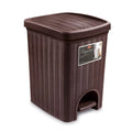 Pattumiera da cucina 20L – Effetto midollino, vari colori