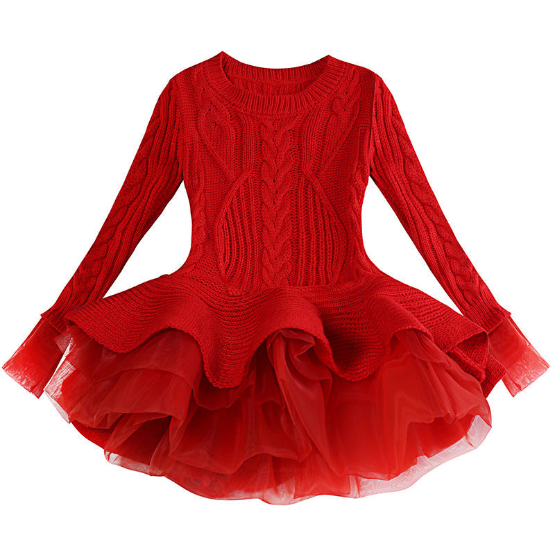 Elegante abitino caldo per bambina