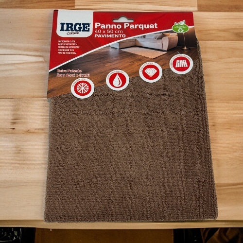 Irge Casa - Panno Pavimento Per Parquet In Microfibra Extra Pulente  Mis. 40x50 Art. Pan3504a Parquet