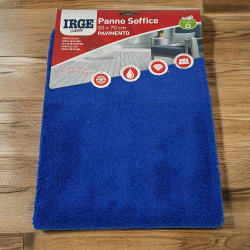 Irge Casa - Panno Soffice Per Pavimenti In Microfibra Extra Volume Mis. 50x70  Art. Pan3669a Soffice