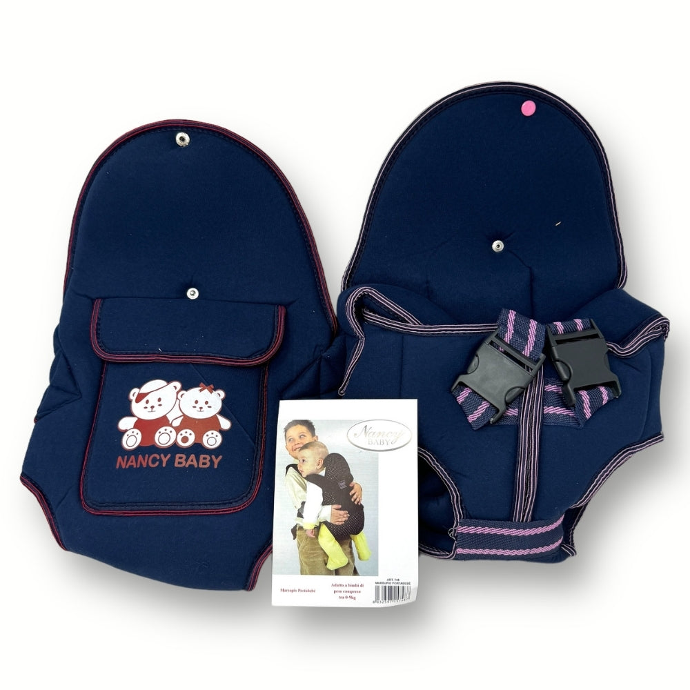 Nancy Baby - Marsupio Portabebe' Adatto A Bimbi Con Peso Tra 0-9 Kg  Art. 748