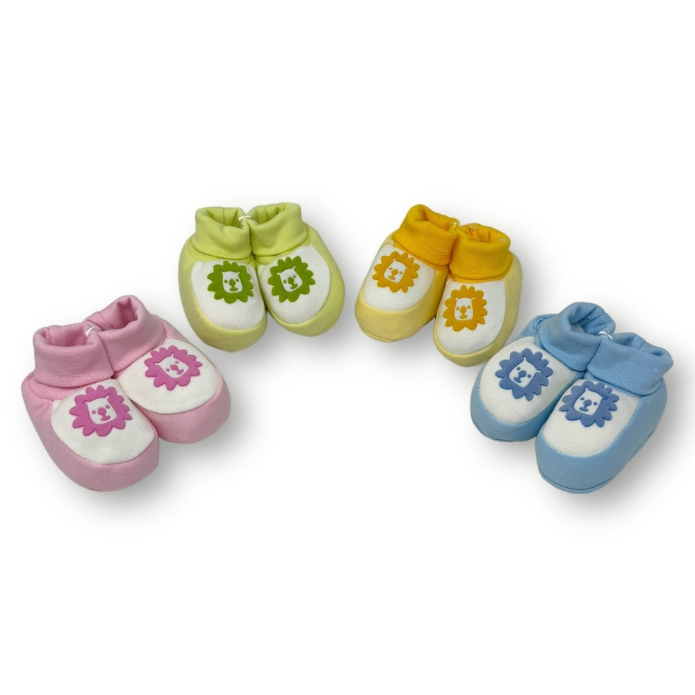 Nancy Baby - Scarpette Baby In Puro Cotone Con Applicazione  Art. 778