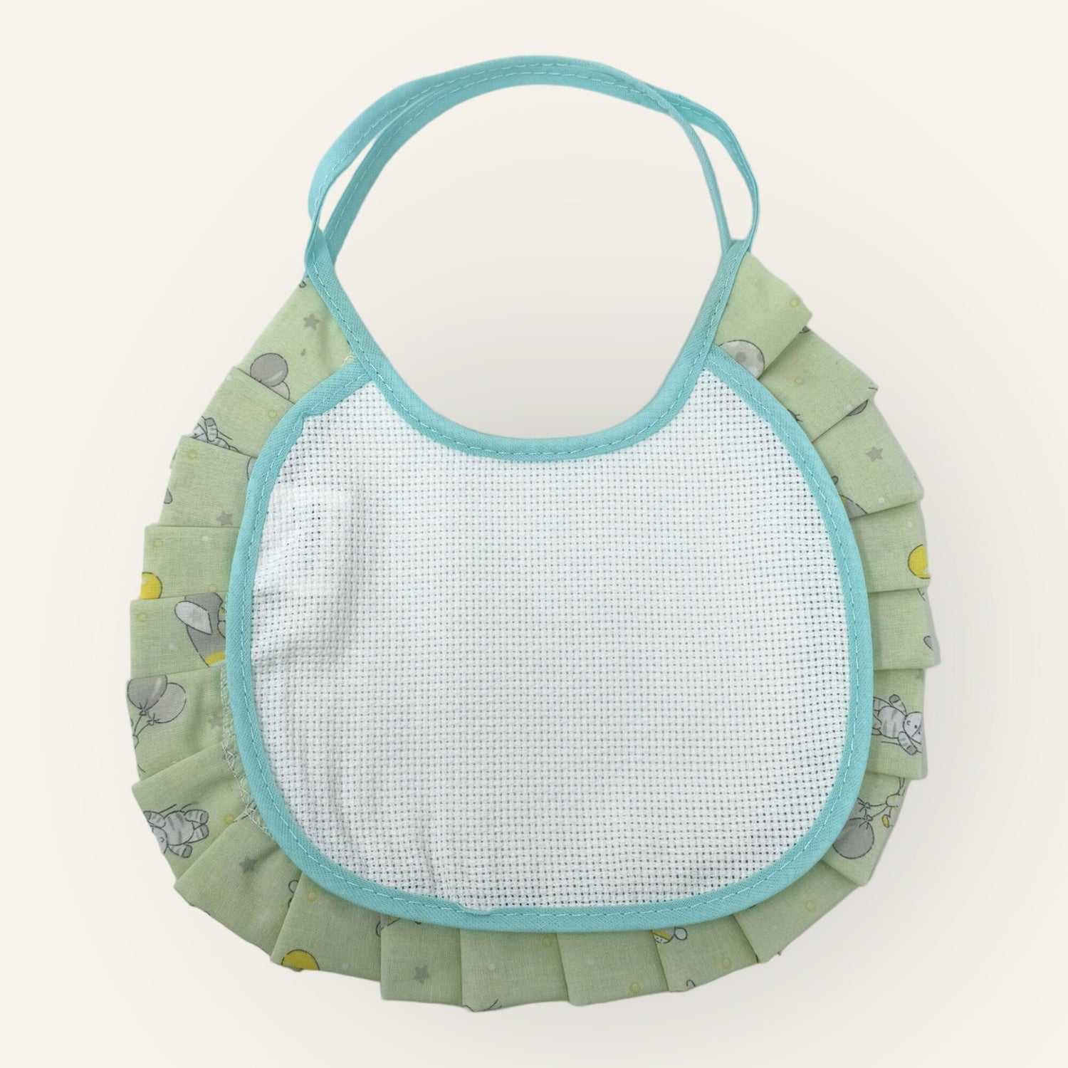 Irge Baby Idea Ricamo Bavetta Misura Piccola In Puro Cotone Tela Aida 4 Colori  Art Ir994
