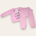 Mondoblu - Pigiama Neonata Femminuccia Stampato Lungo In Puro Cotone Pantalone Anatomico Art. 24717