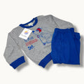 Mondoblu Primavera  Pigiama Baby Masch. Stampato Lungo In Puro Cotone Pantalone Anatomico Art. 25704