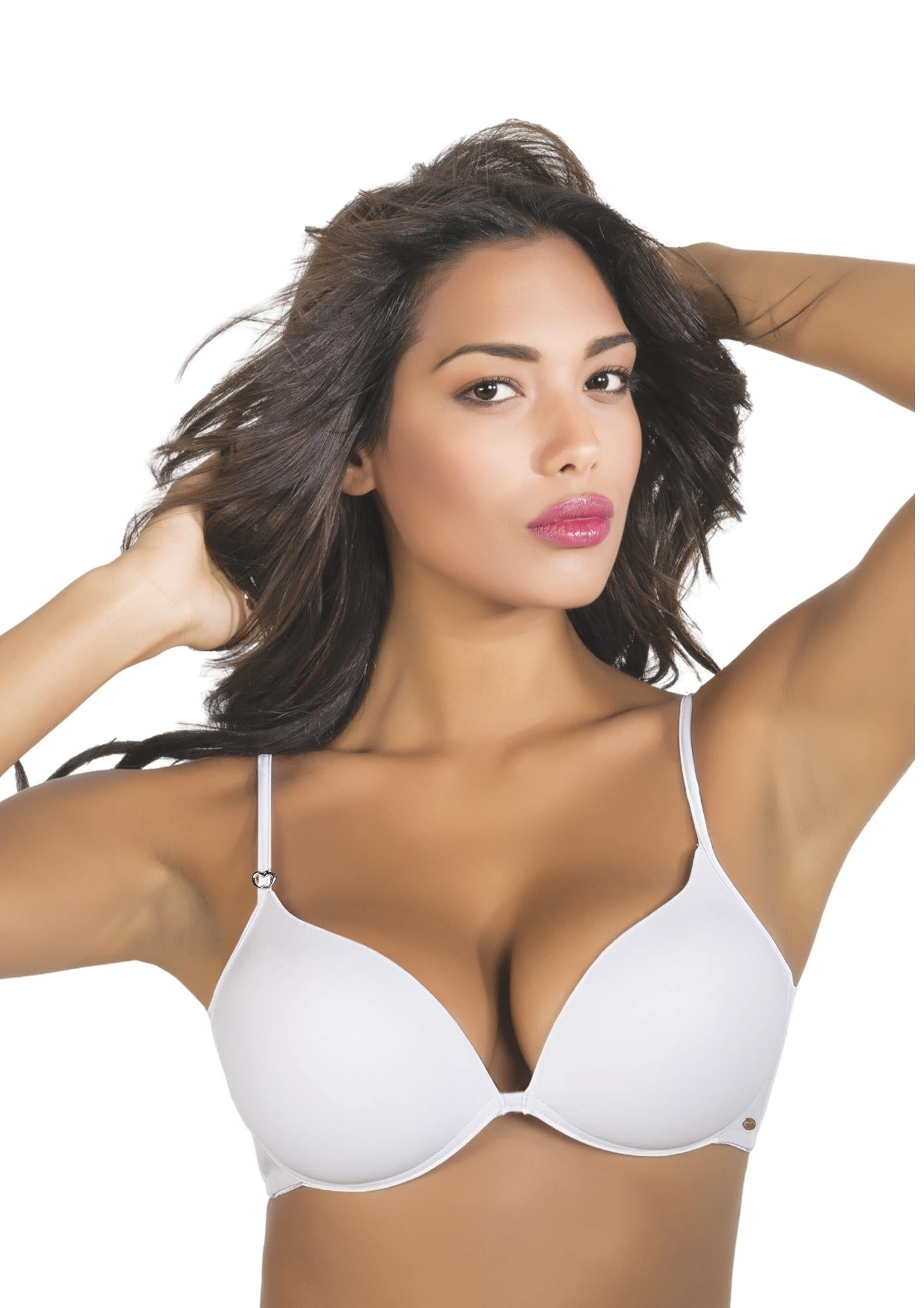 Reggiseno In Microfibra Doppia Imbottitura Push Up Coppa B Baci & Abbracci Art. Bar001 Reg