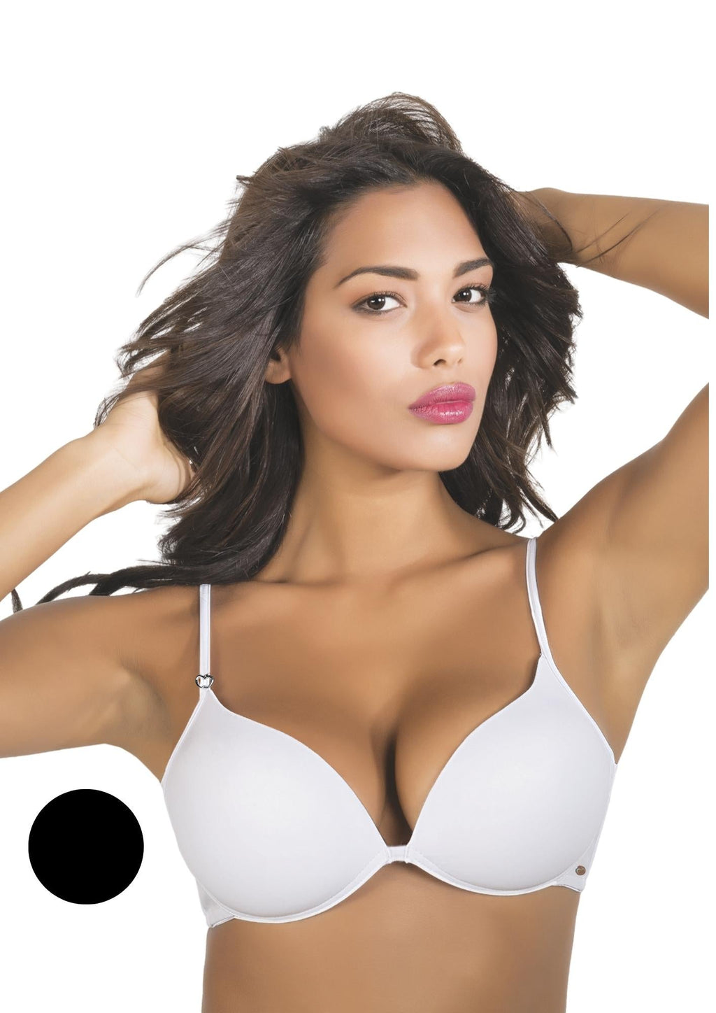 Reggiseno In Microfibra Doppia Imbottitura Push Up Coppa B Baci & Abbracci Art. Bar001 Reg
