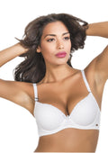Reggiseno In Microfibra Inserto In Pizzo Imbottito Con Ferretto Coppa B  Baci & Abbracci Art. Bar004 Regg