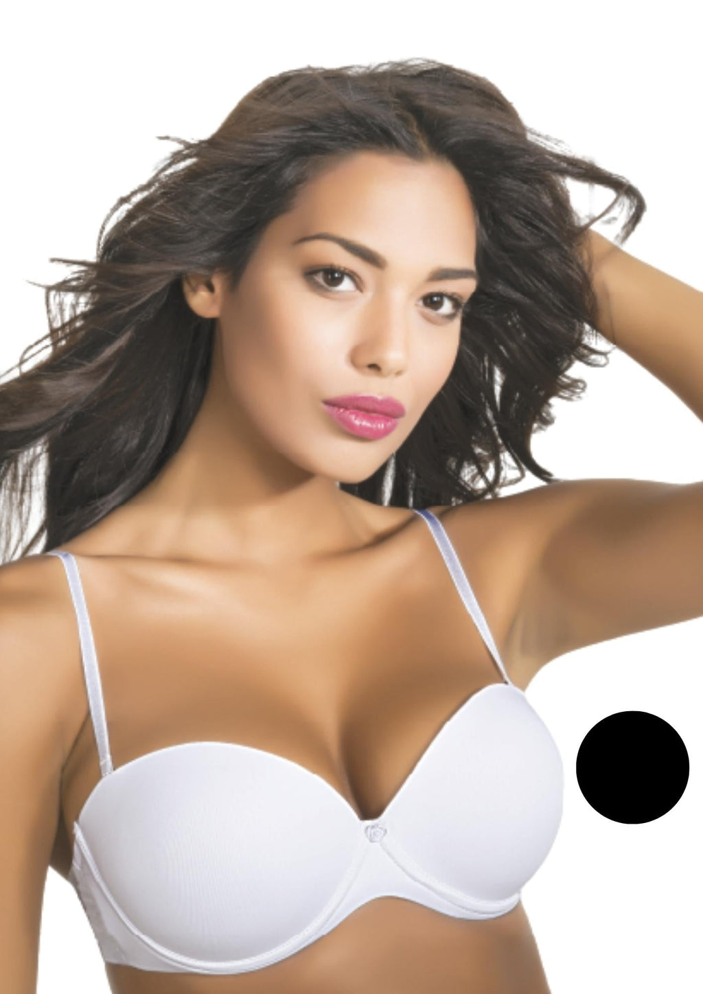 Reggiseno Balconcino In Microfibra Imbottito Coppa B Con Ferretto Baci & Abbracci Art. Bar005 Regg