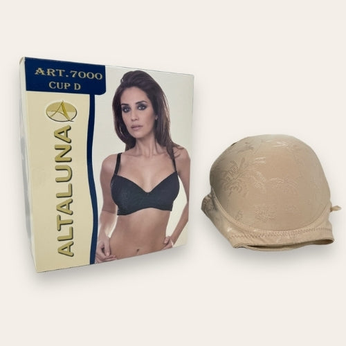 Aris Reggiseno In Morbida Microfibra Jacquard Con Ferretto E Sostegno Laterale Coppa  D  Art. 7000