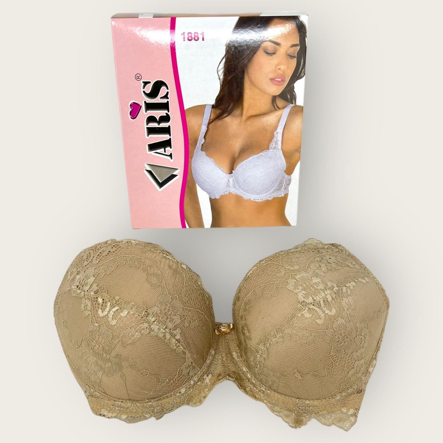 Aris Reggiseno In Pizzo Con Coppe Imbottite E Ferretto Confort  Art. 1881