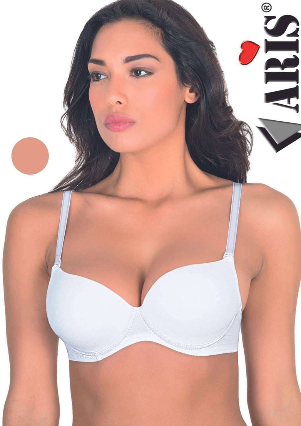 Loriana Reggiseno Balconcino In Microfibra Con Ferretto Coppa B In Gel  Lorianaaris