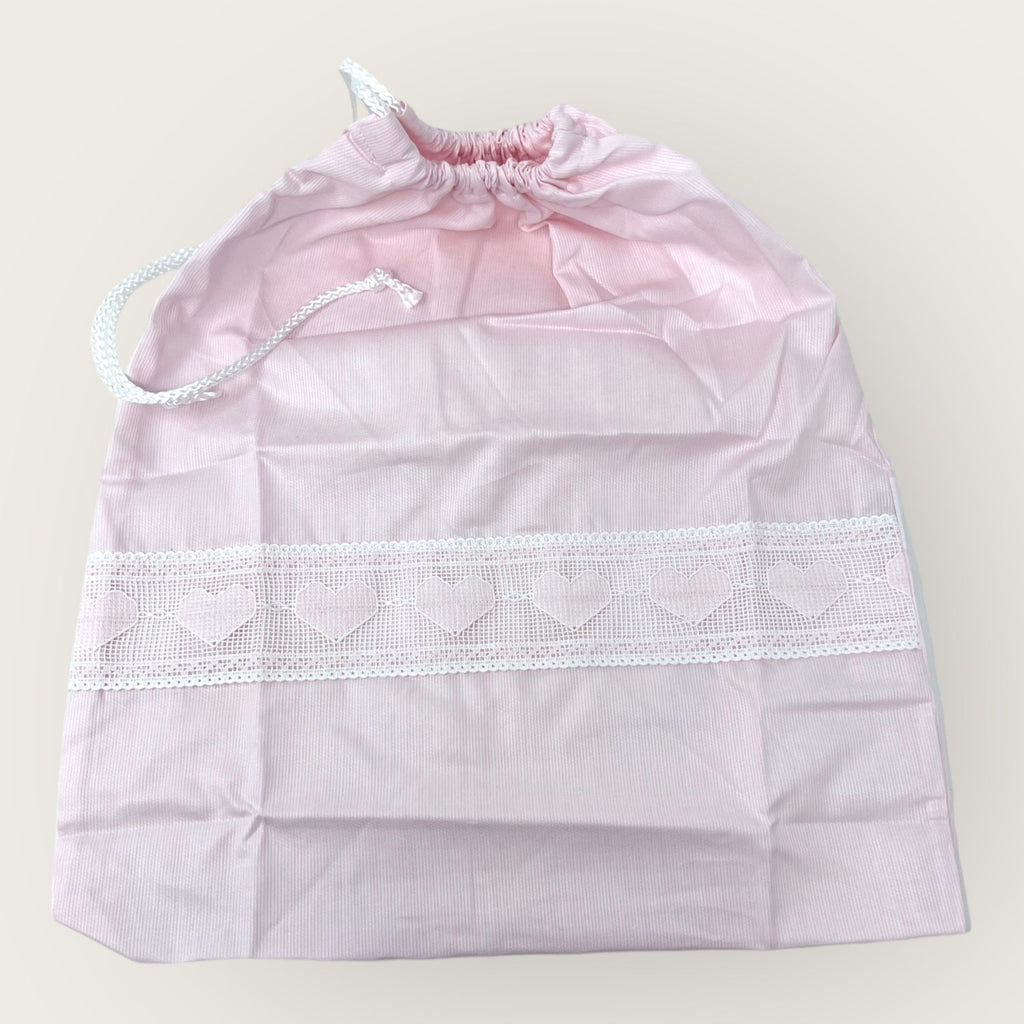 Nancy Baby Idea Ricamo Sacchetto Nascita In Puro Cotone Ricamato  Art. 1817