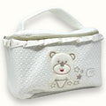 Irge Baby - Beauty Portaoggetti In Jacquard Trapuntato Ricamato Con Zip  Ir1847