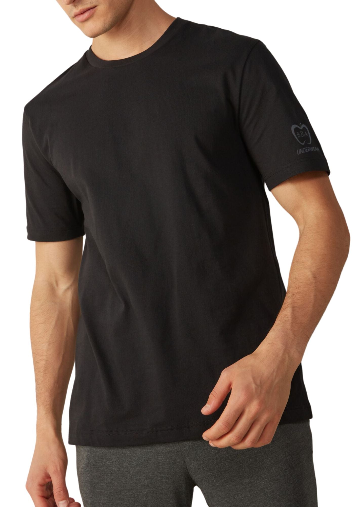 Baci E Abbracci - Maglia Uomo In Cotone Jersey Girocollo Art. Bats001