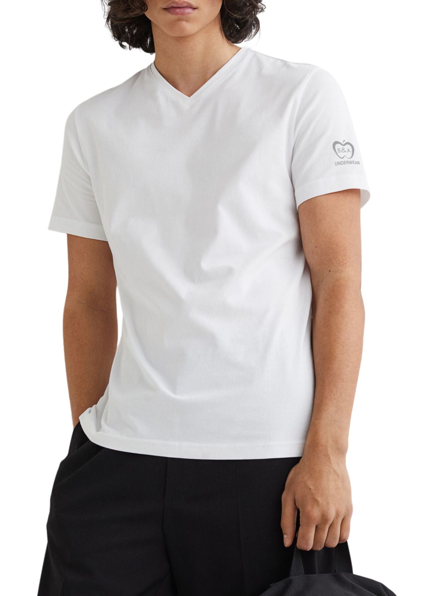 Baci E Abbracci - Maglia Intima In Cotone Scollo V Art. Bats002