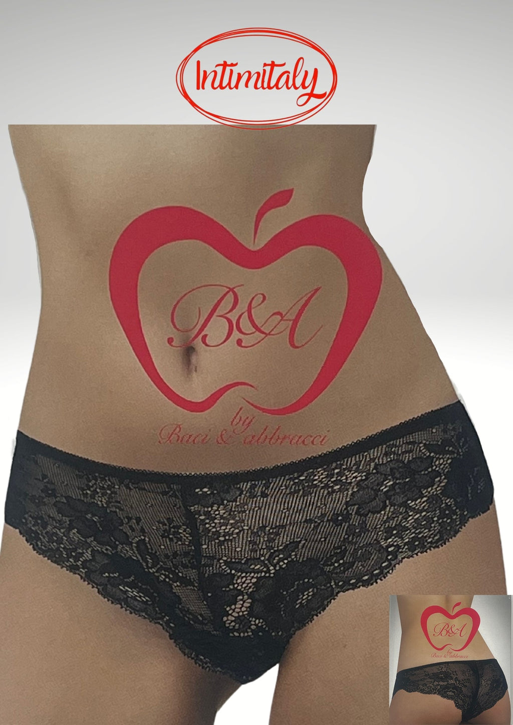 Baci E Abbracci - Slip Donna Con Pizzo Art. Bad143