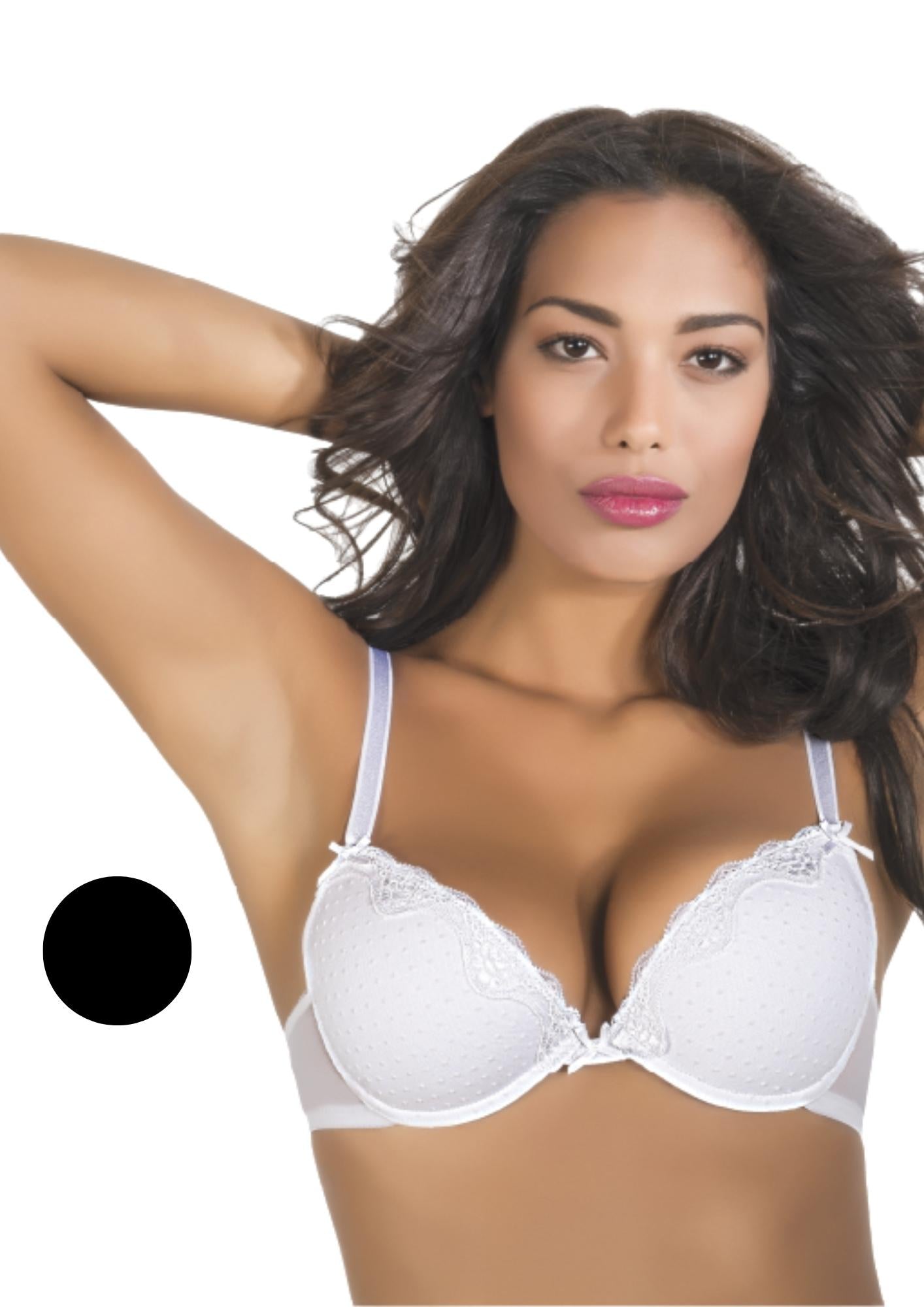 Reggiseno Imbottito Con Ferretto In Pizzo Coppa B  Baci & Abbracci Art. Bar006 Regg