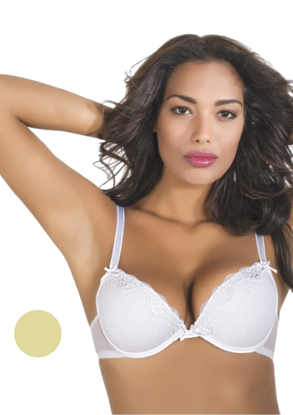 Reggiseno Imbottito Con Ferretto In Pizzo Coppa B  Baci & Abbracci Art. Bar006 Regg