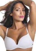 Reggiseno In Microfibra  Imbottito Senza Ferretto Coppa B  Baci & Abbracci Art. Bar009 Regg