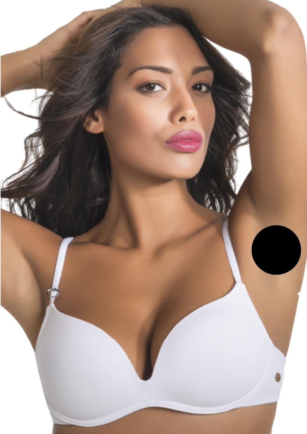 Reggiseno In Microfibra  Imbottito Senza Ferretto Coppa B  Baci & Abbracci Art. Bar009 Regg