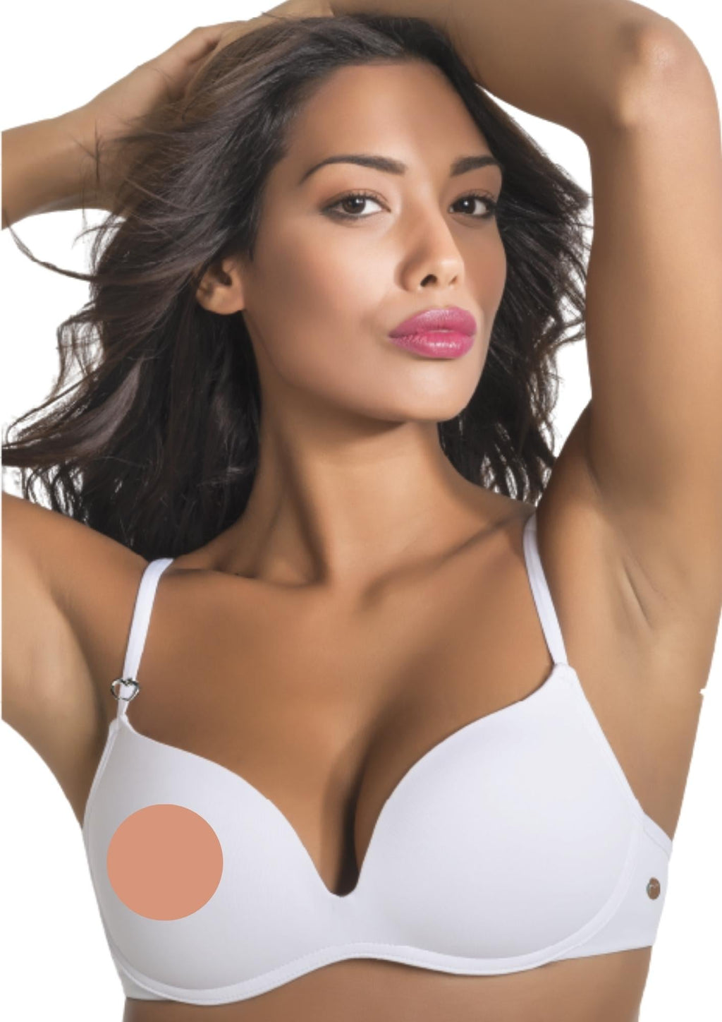 Reggiseno In Microfibra  Imbottito Senza Ferretto Coppa B  Baci & Abbracci Art. Bar009 Regg