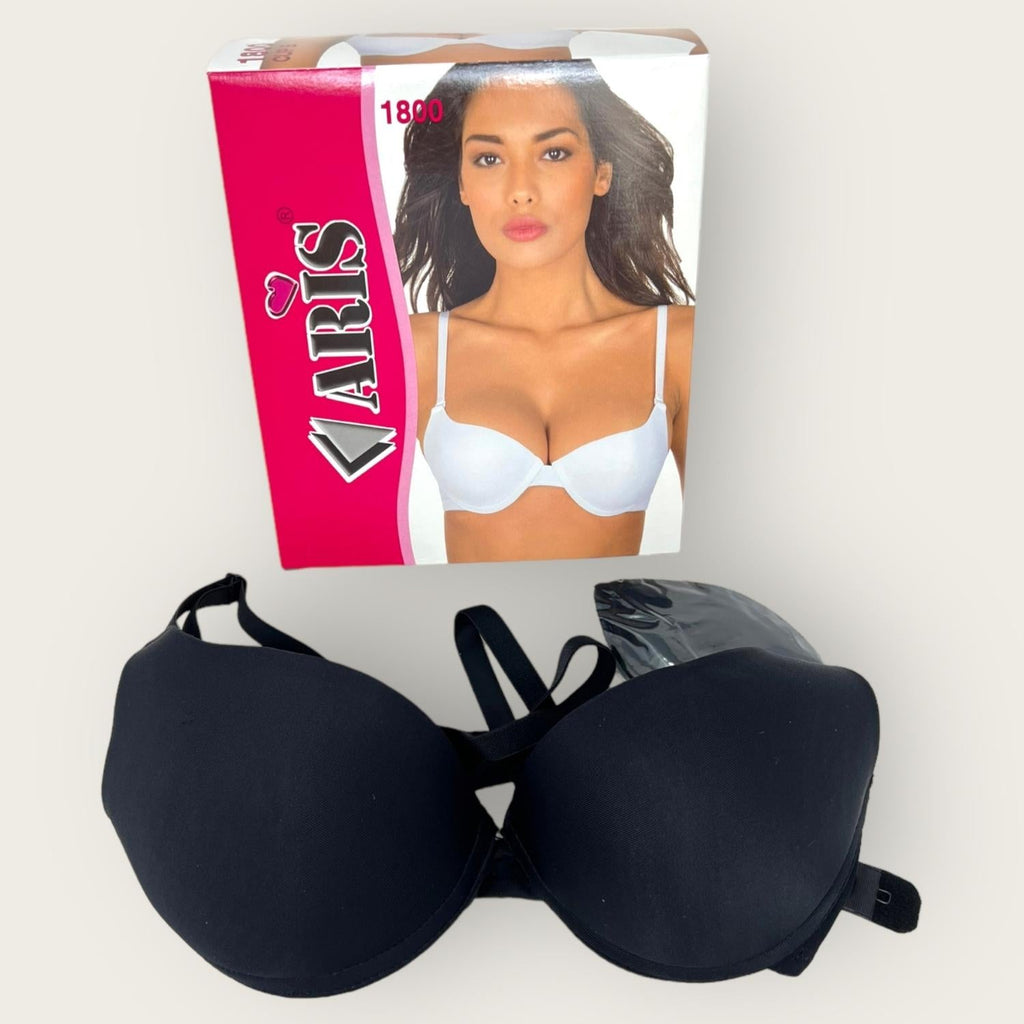 Aris Reggiseno Push-up In Microfibra Con Imbottitura Estraibile  E Ferretto Confort  Art. 1800