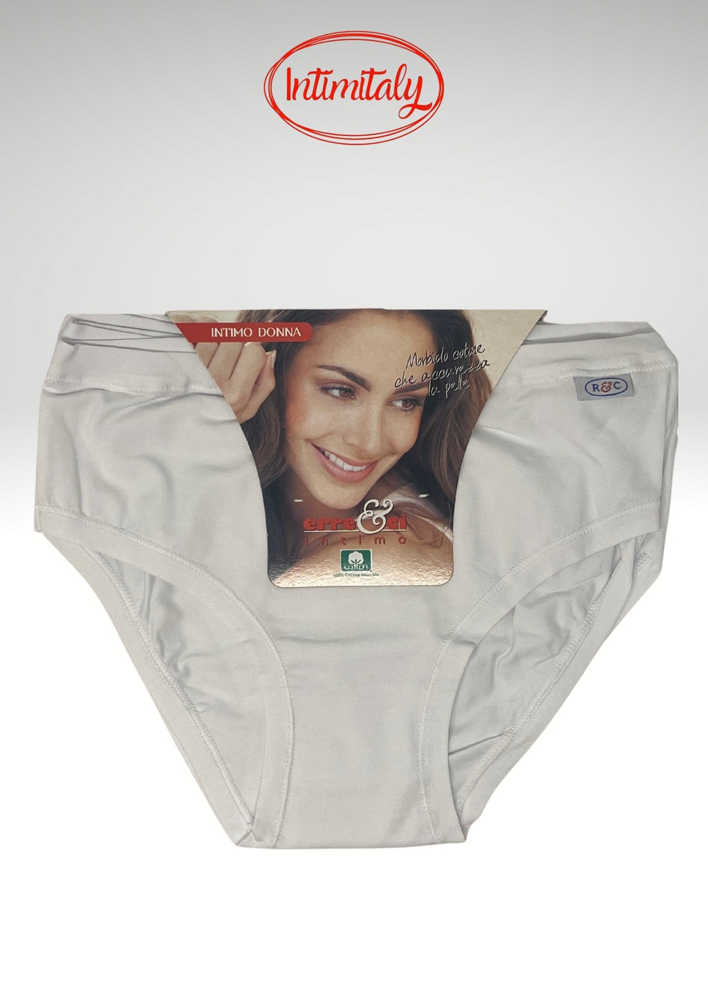 Pacco Da 3 Slip Donna In Cotone Vestibilita' Midi Bianco Nero  Art.tc104