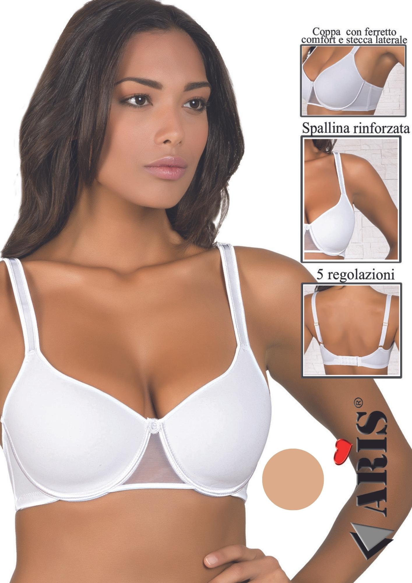 Reggiseno In Microfibra Coppa C Imbottita Con Ferretto  Aris2007