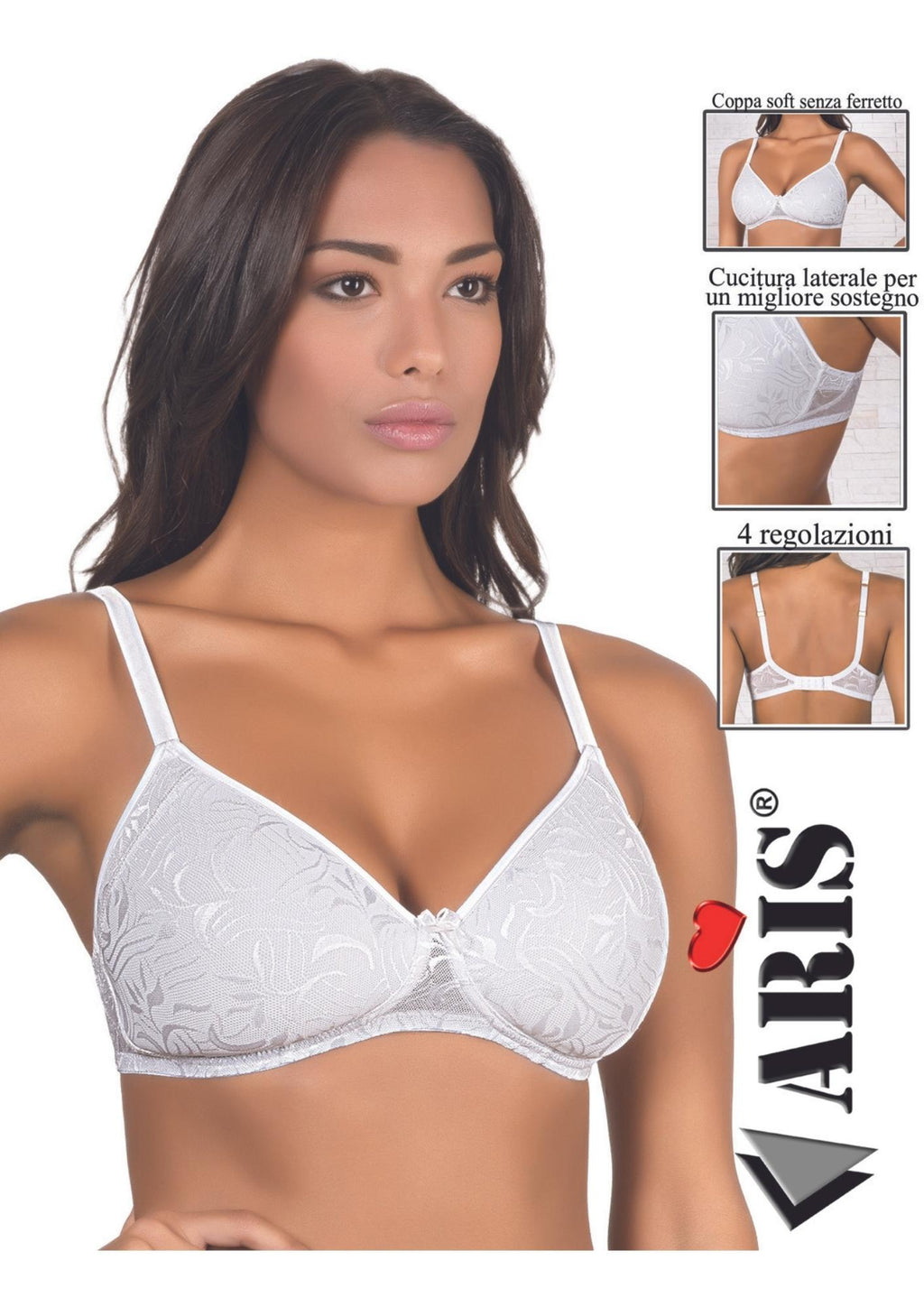 Reggiseno In Pizzo Coppa C Imbottita  Aris2012
