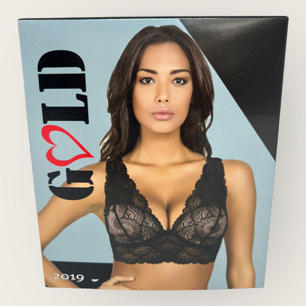 Reggiseno In Microfibra E Pizzo Coppa B Imbottita Con Ferretto  Aris2019