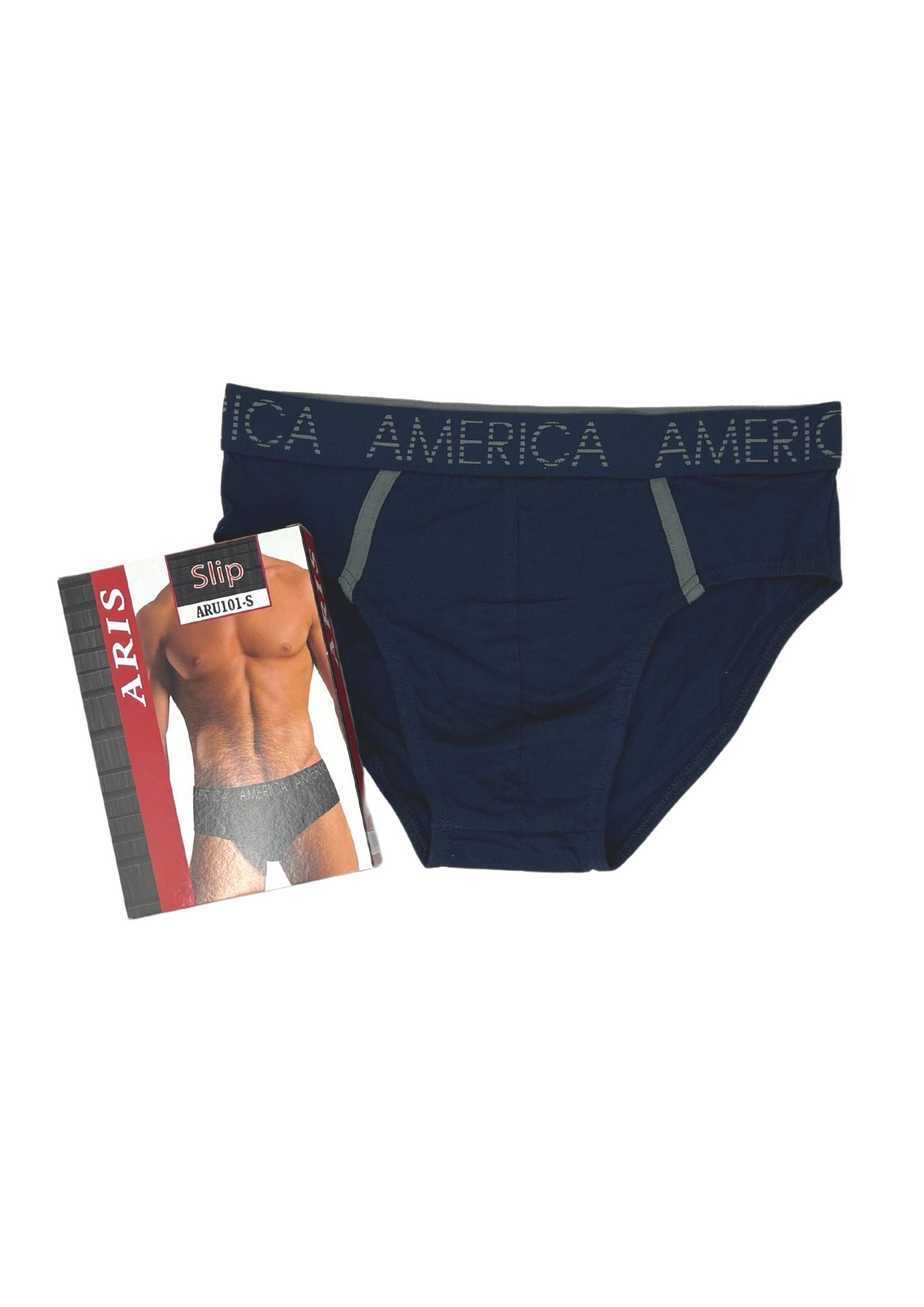 Aris - Slip Uomo In Cotone Elasticizzato Aru101-s