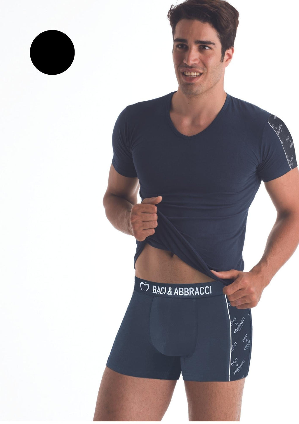 Coordinato Uomo Elasticizzato Punta Con Boxer Bau315