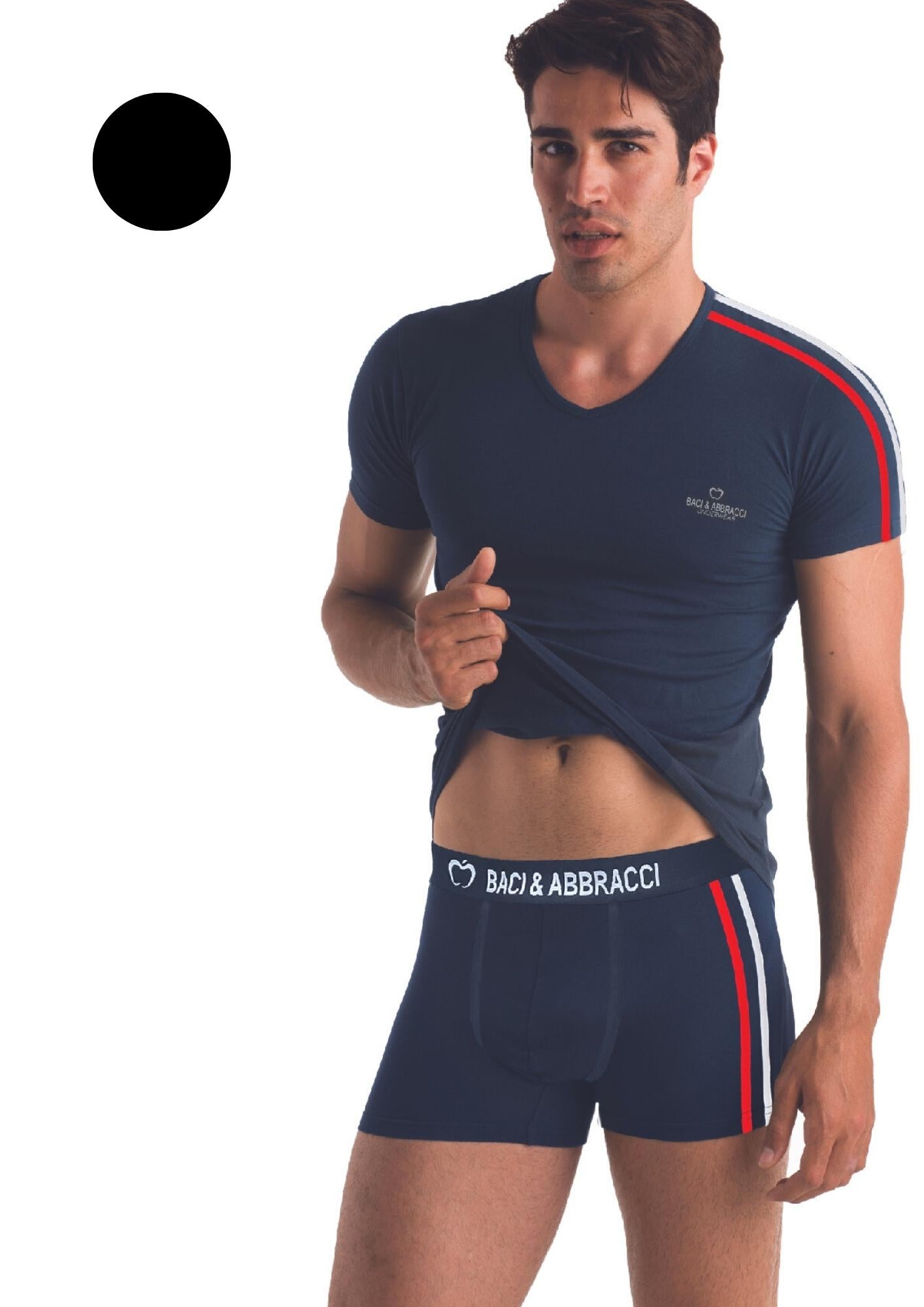 Coordinato Uomo Elasticizzato Punta Con Boxer Bau323