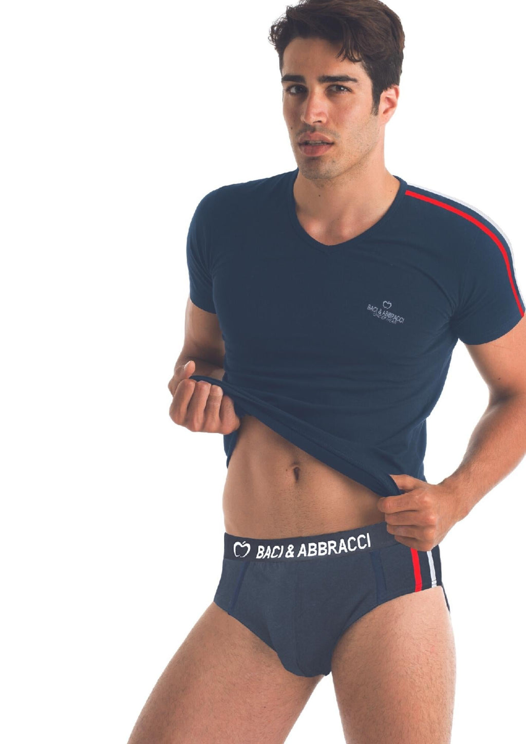 Coordinato Uomo Elasticizzato Punta Con Slip Bau325