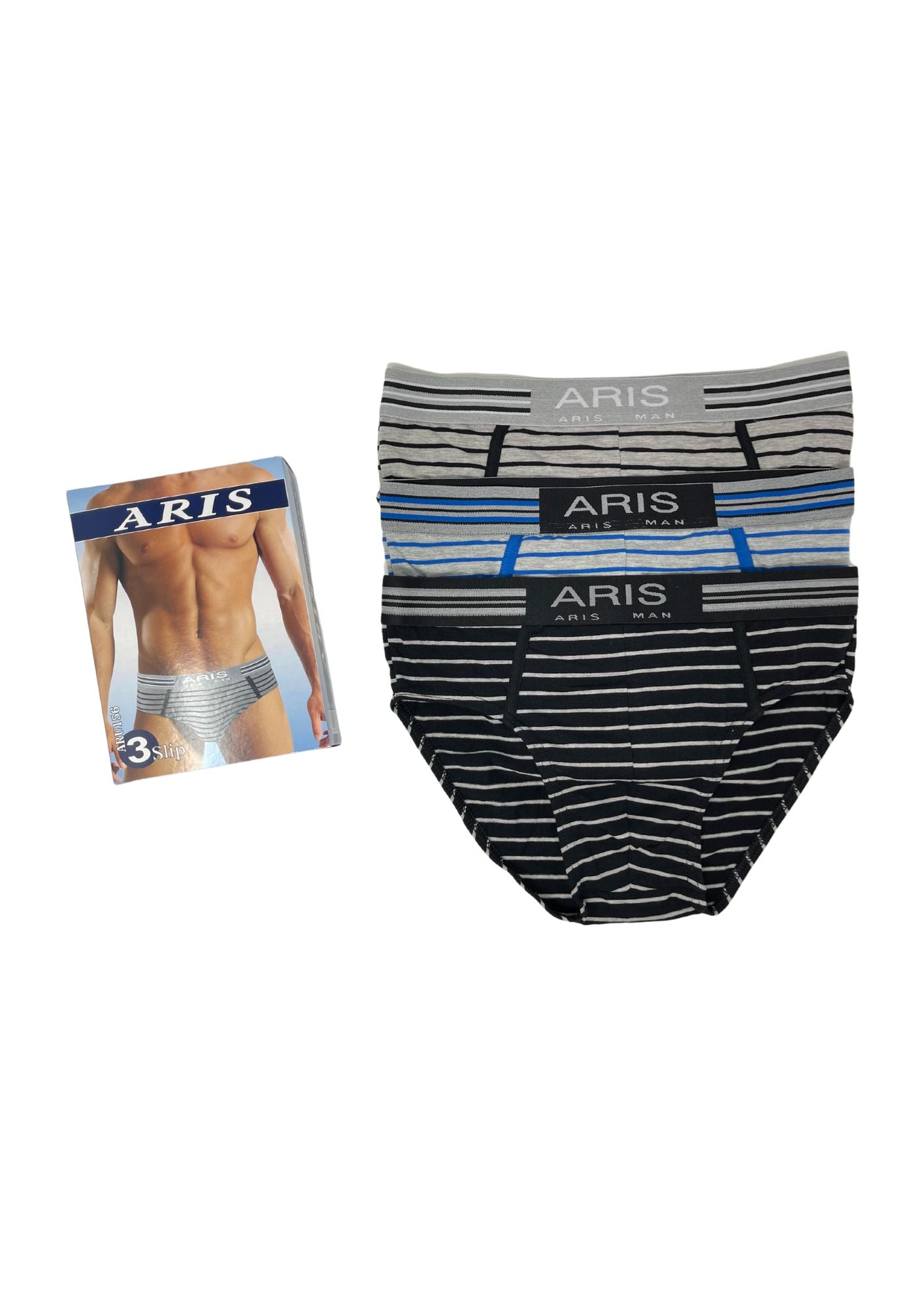 Aris - Pacco Da 3 Slip Uomo In Cotone Elasticizzato