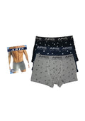 Aris - Pacco Da 3 Boxer Uomo In Cotone Elasticizzato Aru157