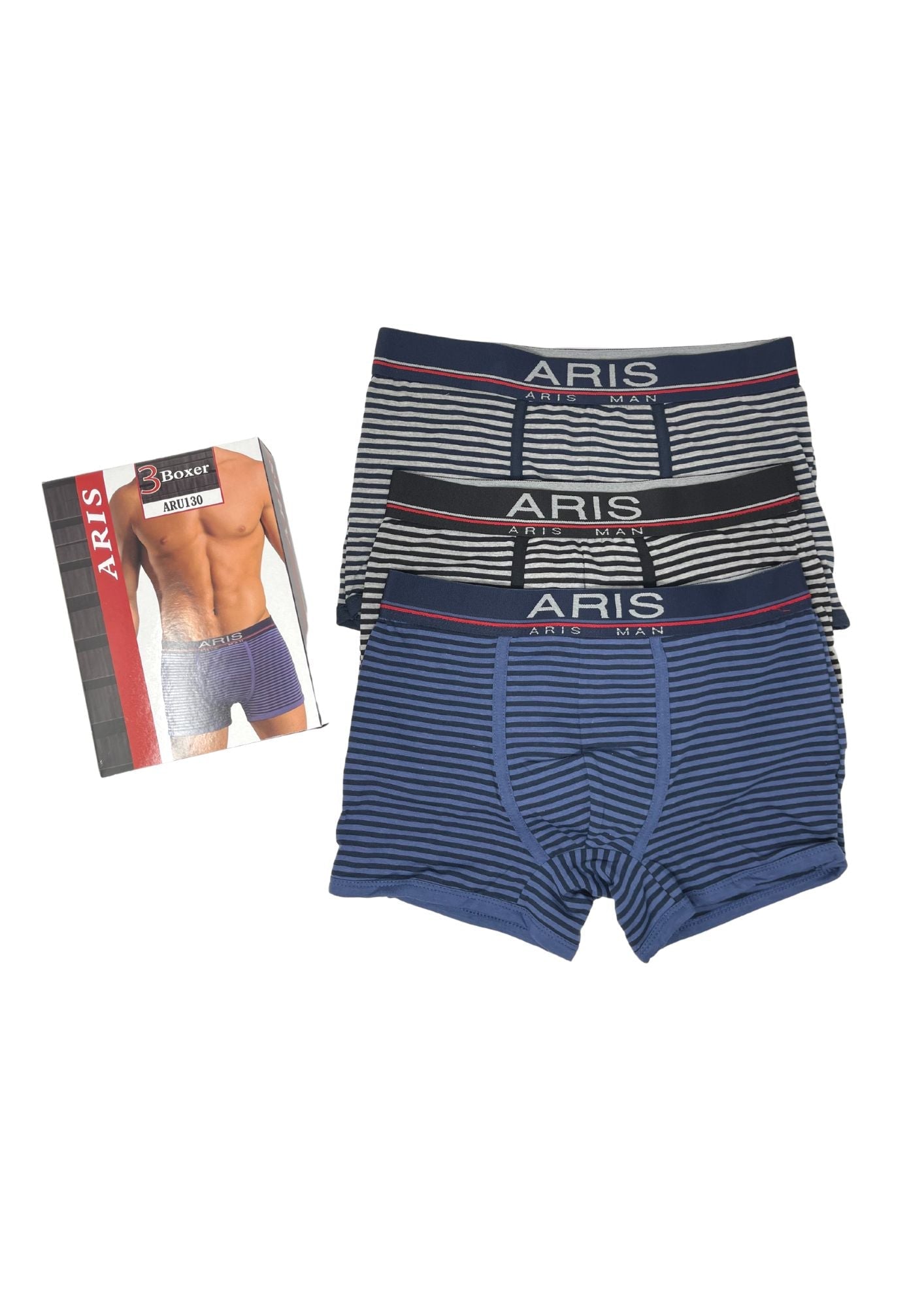 Aris - Boxer Da Uomo In Cotone Elasticizzato Vari Colori