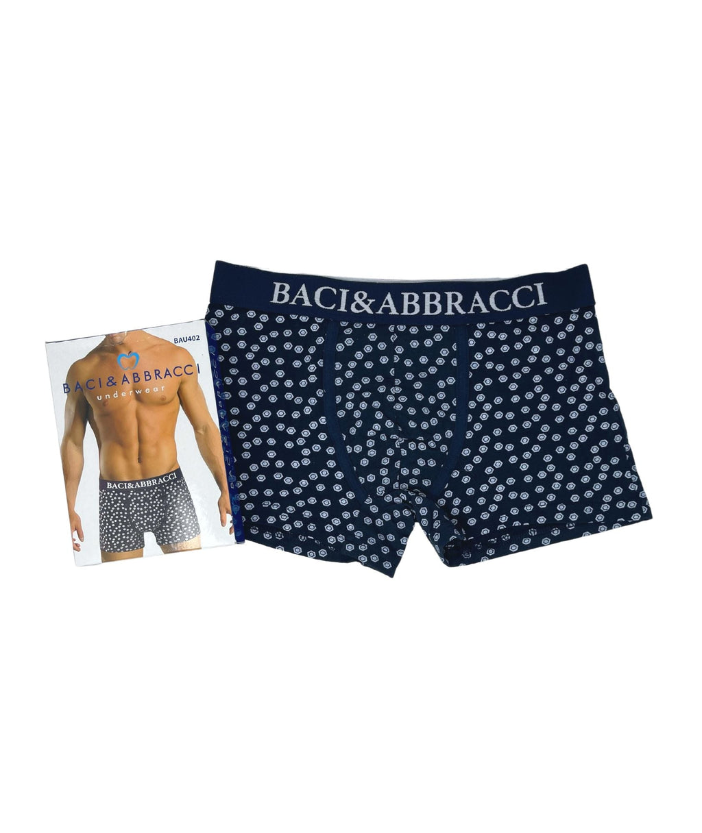 Baci E Abbracci - Boxer Uomo In Cotone Elasticizzato Bau402