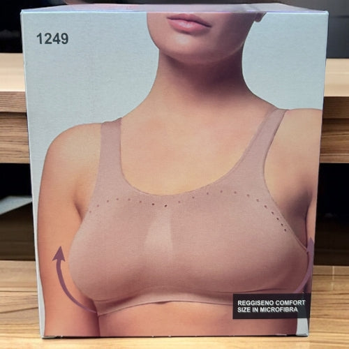 Aris - Reggiseno Brassiere Contenitivo In Microfibra Seamless Senza Cuciture  Art. 1249