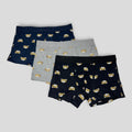 Baci & Abbracci - Set Da 6 Boxer Uomo Cotone Elasticizzato - Mutande Con Elastico Esterno - Art. Bau420