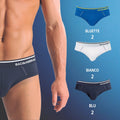 Baci E Abbracci - 6 Slip Uomo In Cotone Elasticizzato Bau443