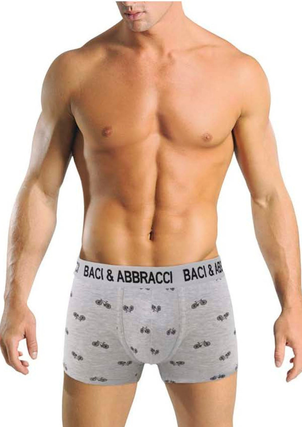 Baci E Abbracci - Boxer Uomo In Cotone Elasticizzato Art. Bau448
