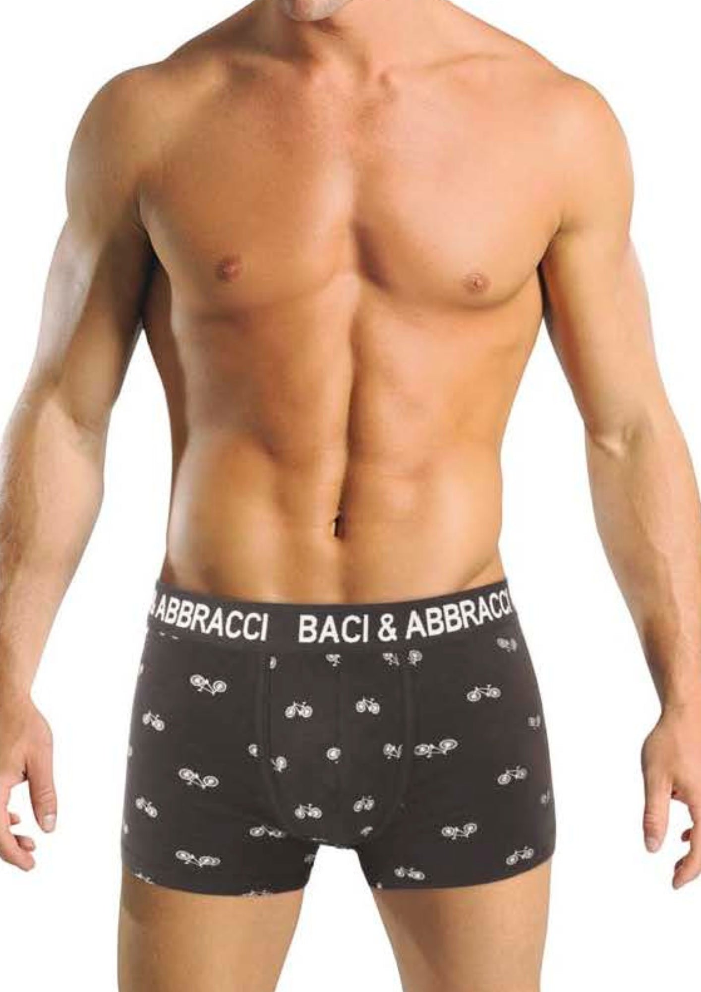 Baci E Abbracci - Boxer Uomo In Cotone Elasticizzato Art. Bau448
