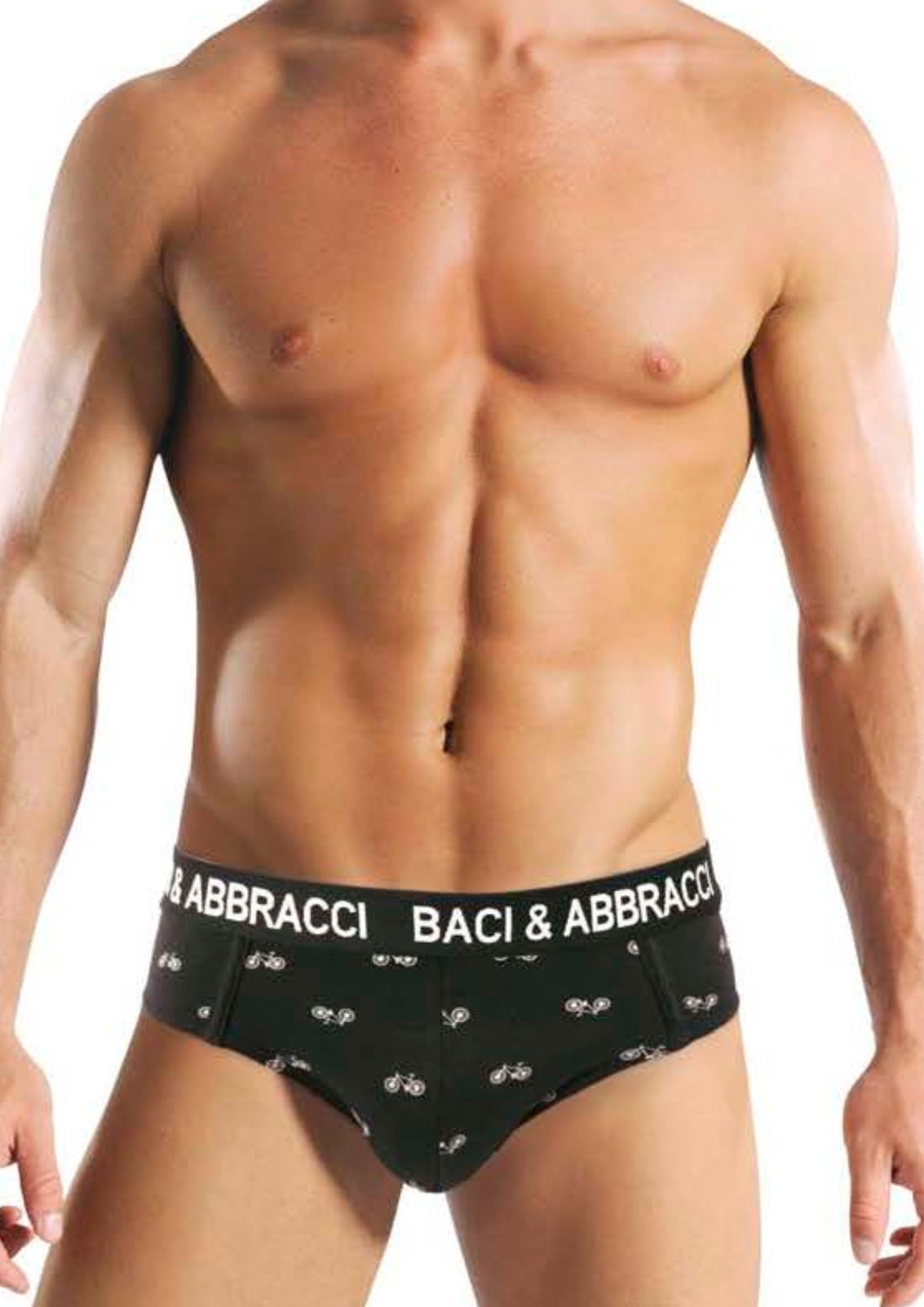 Baci E Abbracci - Slip Uomo In Cotone Elasticizzato Art. Bau449