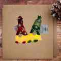 Aris Natale 2 Pezzi Folletti Decorativi Natalizi  Misura Cm. 8x35 Con Luce  Art. Nat0006