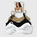 Aris Reggiseno In Puro Cotone Preformato Elasticizzato Senza Ferretto 3 Colori  Art. Altea