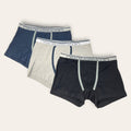 Baci&abbracci Pacco Da 6 Boxer Ragazzo Tinta Unita In Puro Cotone Elasticizzato Elastico Esterno  Art. Bau025