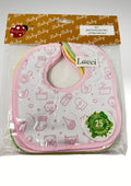 Roby - 6 Bavette  Piccole In Cotone 100% Chiusura/lacci Stampata Maschietto E Femminuccia Art. B251