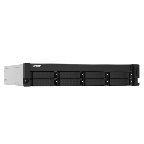 QNAP TS-832PXU-RP NAS Armadio (2U) Collegamento ethernet LAN Nero AL324 [TS-832PXU-RP-4G]